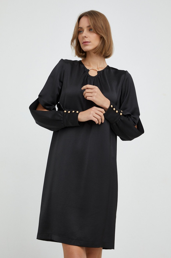 Îmbrăcăminte Nissa rochie RC13356 negru