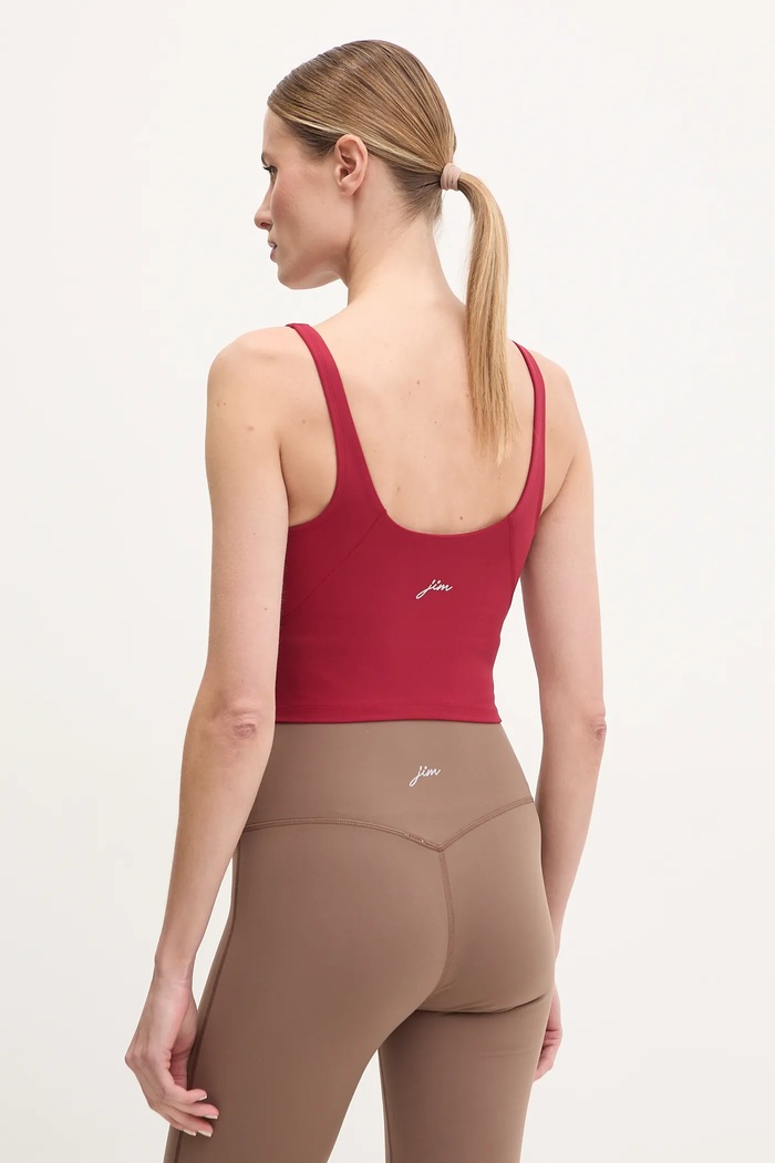 Oblečenie Top na jogu Joy in me Grace Top.Grace burgundské