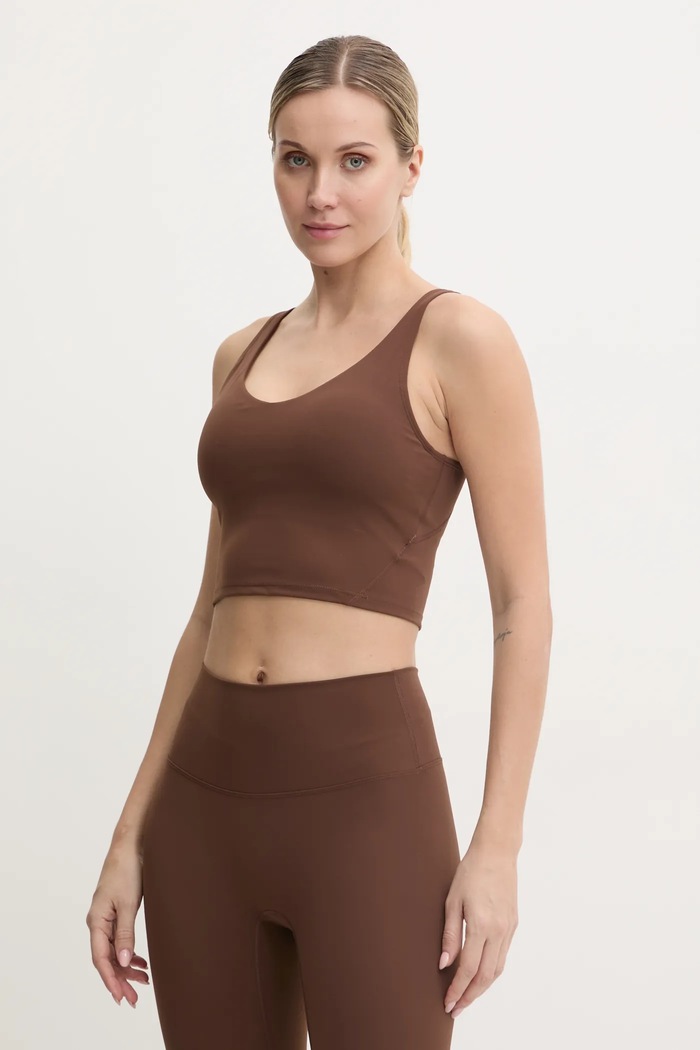 Top na jogu Joy in me Grace slim hnedá Top.Grace