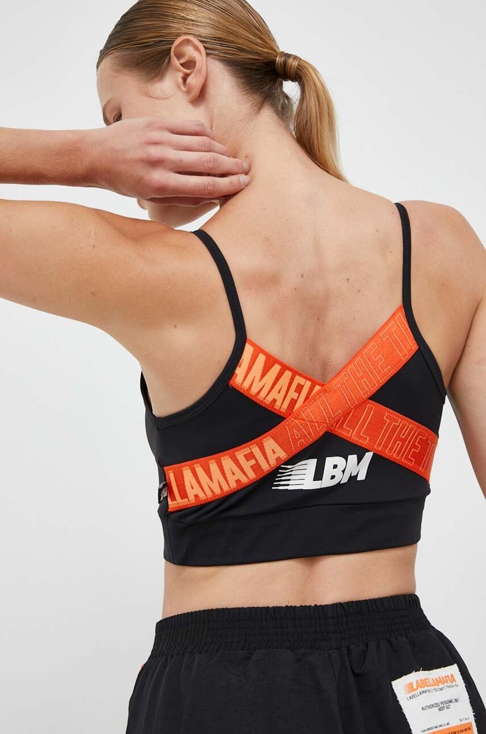 Ruházat LaBellaMafia sportmelltartó Dangerous LB.27786 fekete