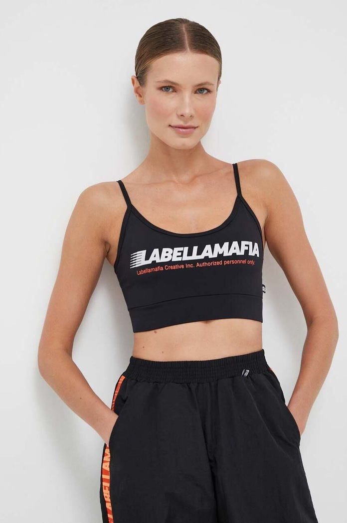 LaBellaMafia sportmelltartó Dangerous fekete LB.27786