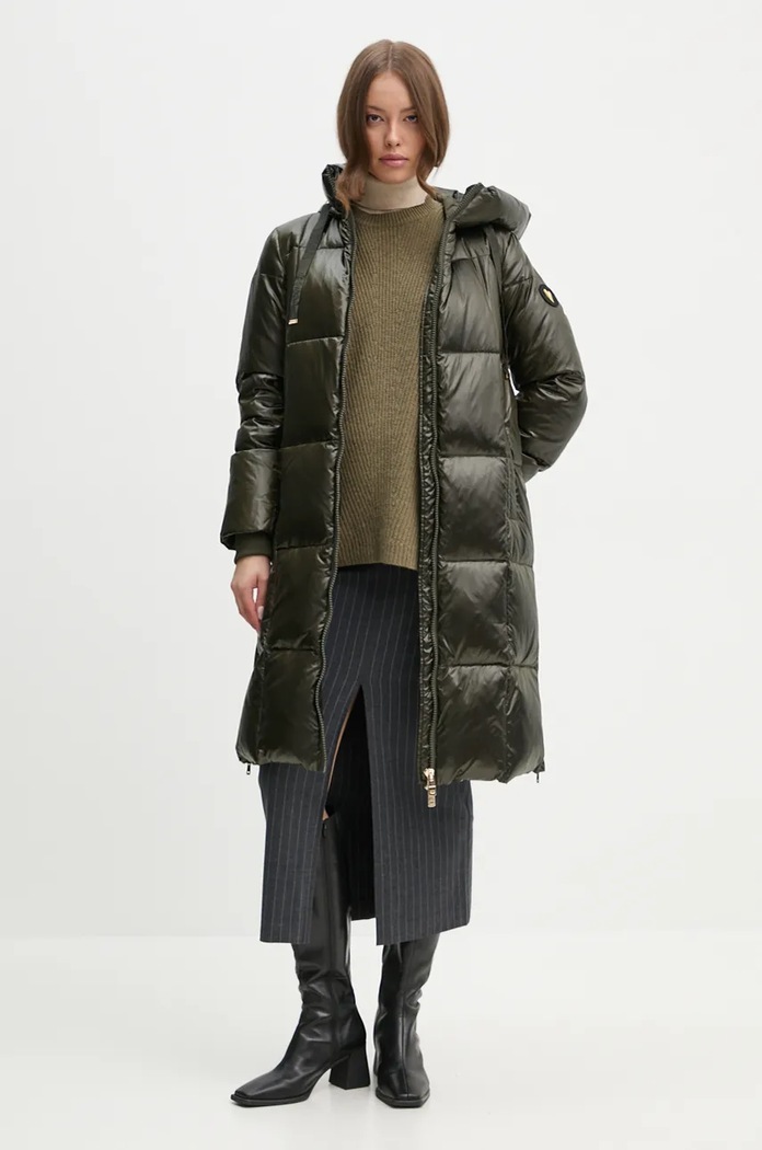 Пухено яке Mos Mosh 154370 зелен AW25