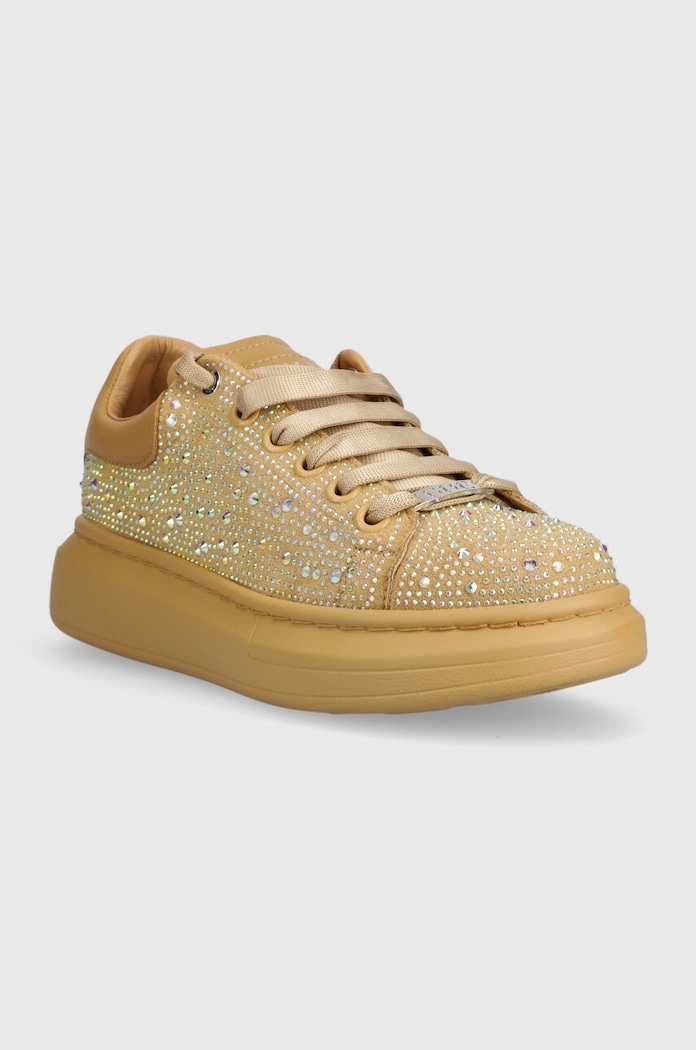 Semišové sneakers boty GOE MM2N4006.BEIGE béžová ZW23