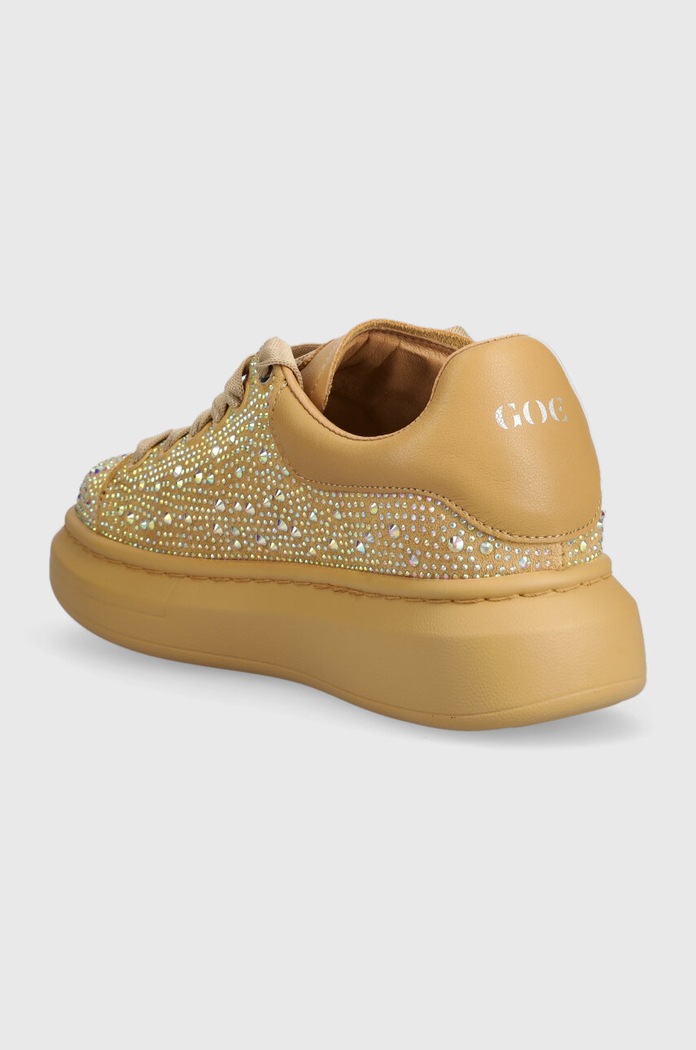 Boty Semišové sneakers boty GOE MM2N4006.BEIGE béžová