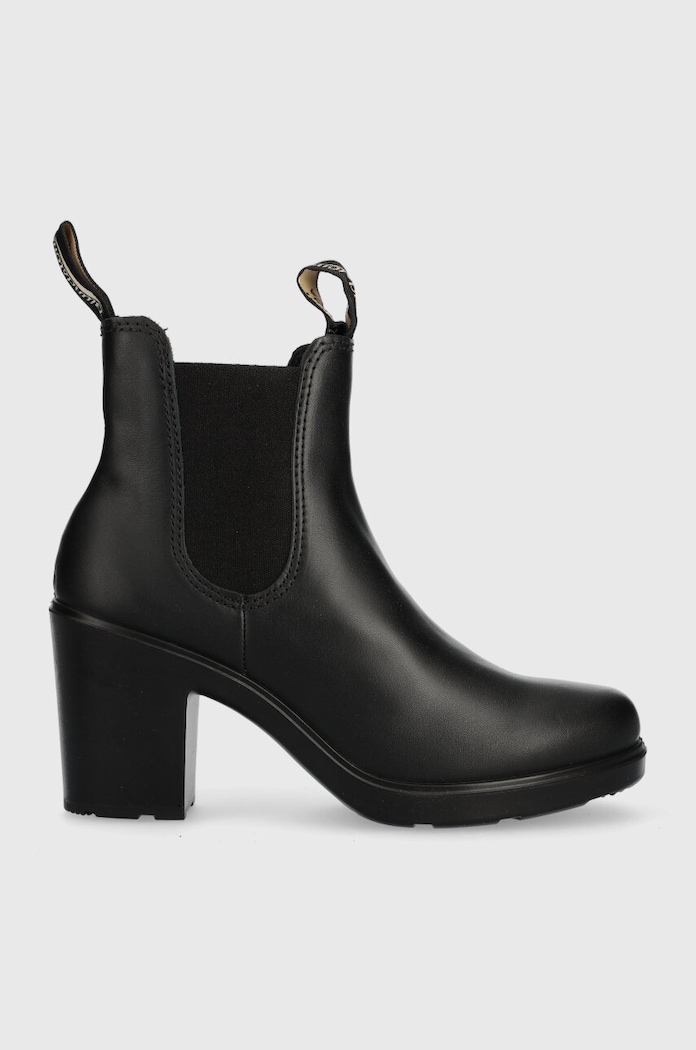 Kožené kotníkové boty Blundstone nezateplené černá 2365.Black