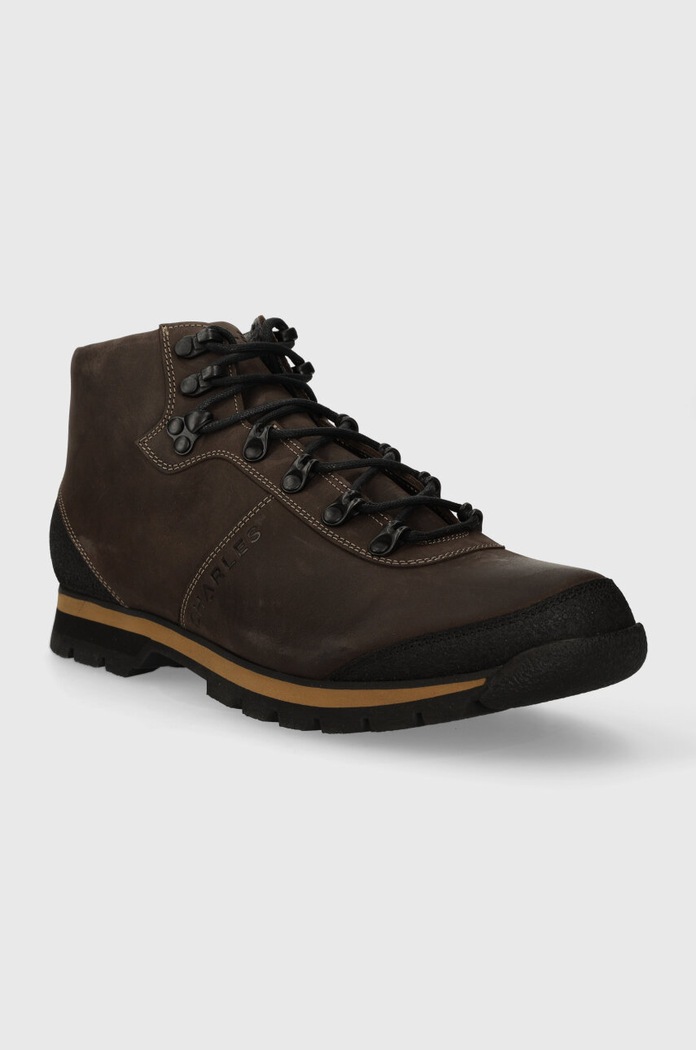 Kožne cipele Charles Footwear Carney Carney.Hiker.Brown smeđa ZW23