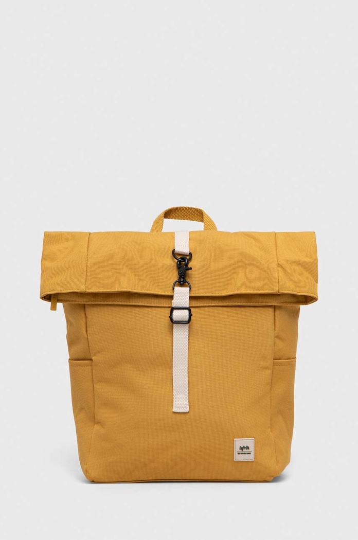 Ruksak Lefrik jednofarebný žltá ROLL.MINI.NEW.MUSTARD