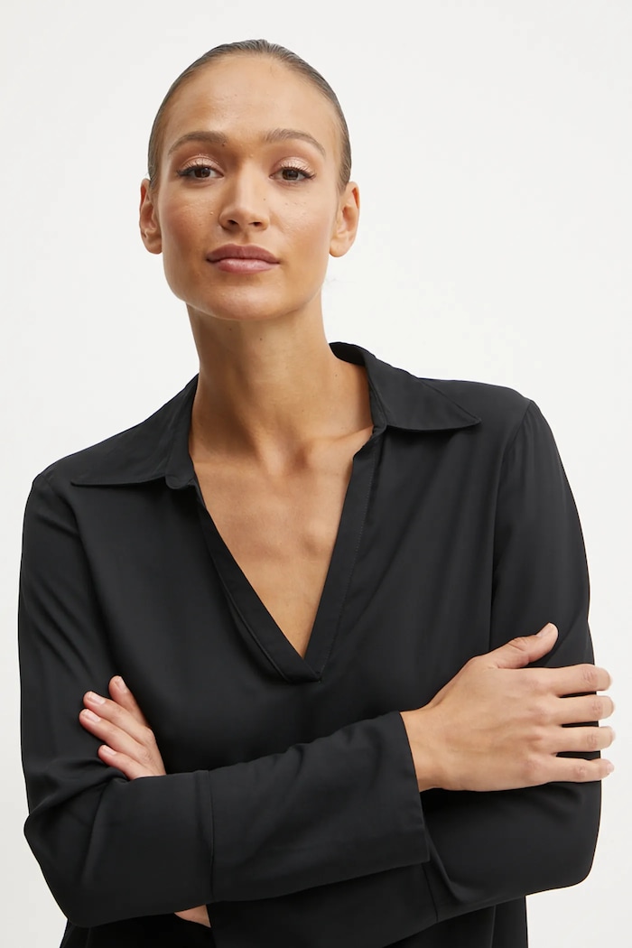 Silvian Heach bluzka REUTER czarny GPA24288BL