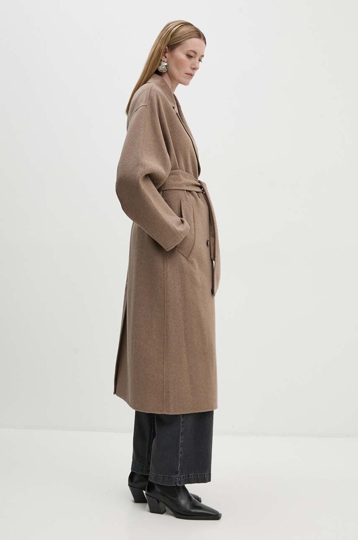 Day Birger et Mikkelsen palton Howard - Double Faced Wool bej DAY65243401