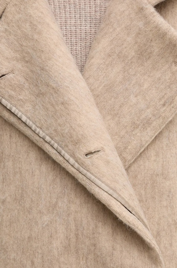 Day Birger et Mikkelsen palton din lana Keaton - Fluffy Wool Blend DAY65243396