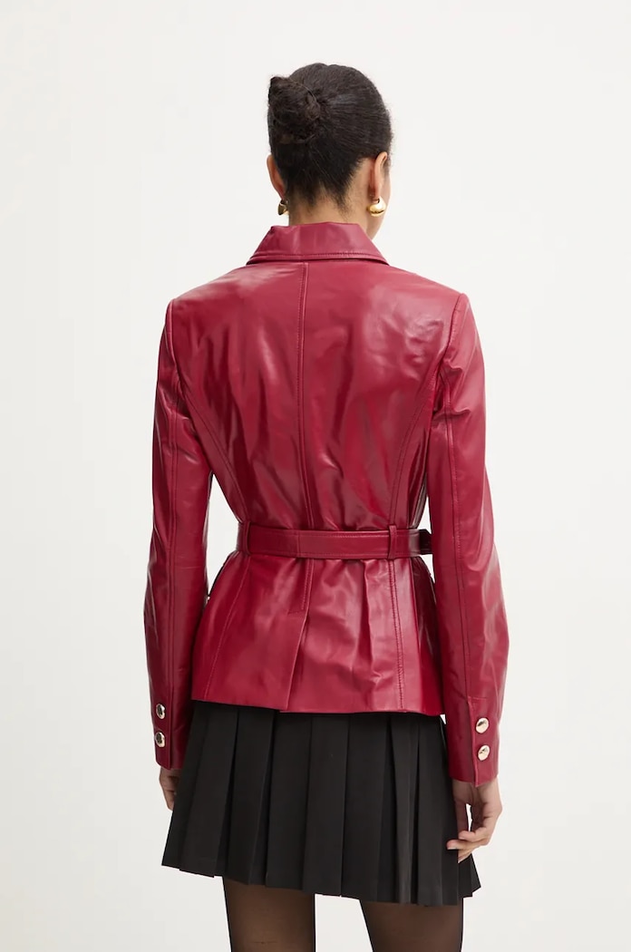 Oblačila Usnjen suknjič Blugirl Blumarine RF4128.P0356 bordo