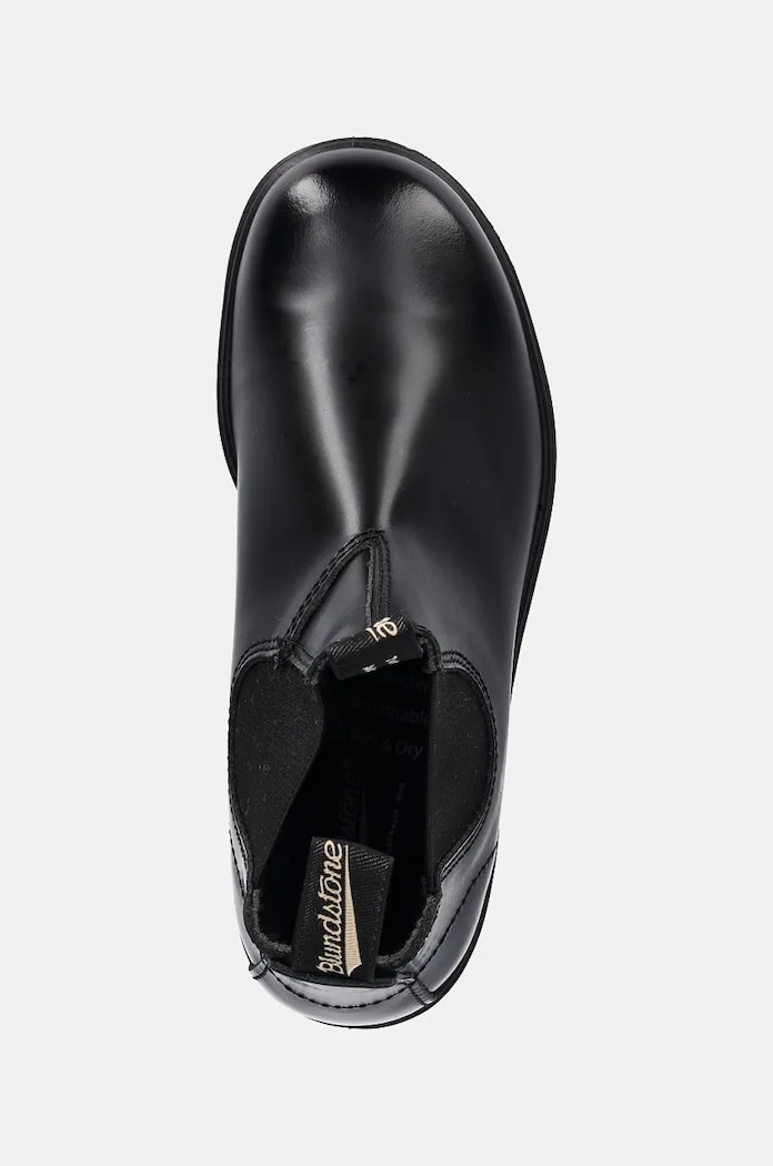 Ghete chelsea de piele 2414 Blundstone 2414.Black.Brush negru