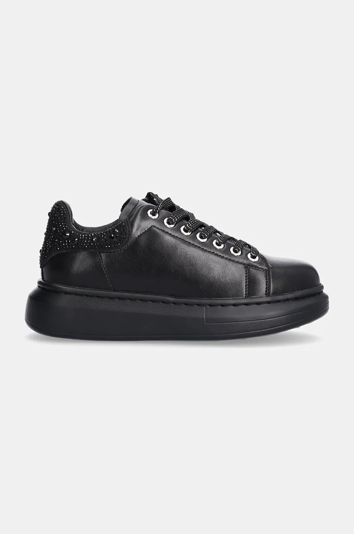 Kožené sneakers boty GOE OO2N4004.BLACK černá ZW24
