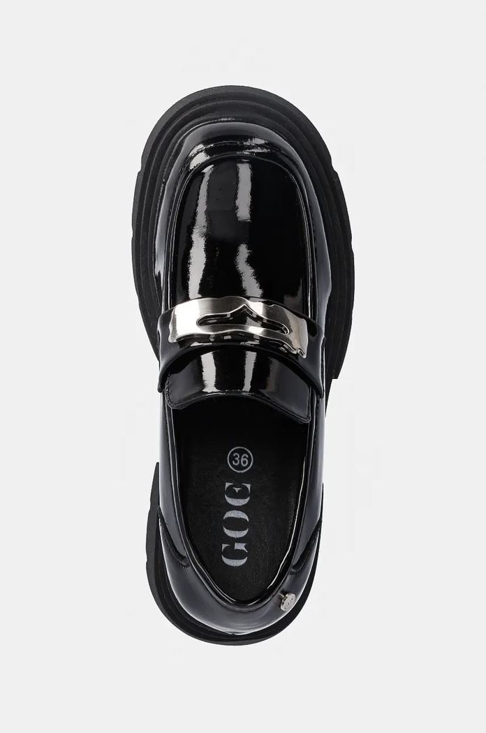 Kožené mokasíny GOE černá OO2N4083.BLACK