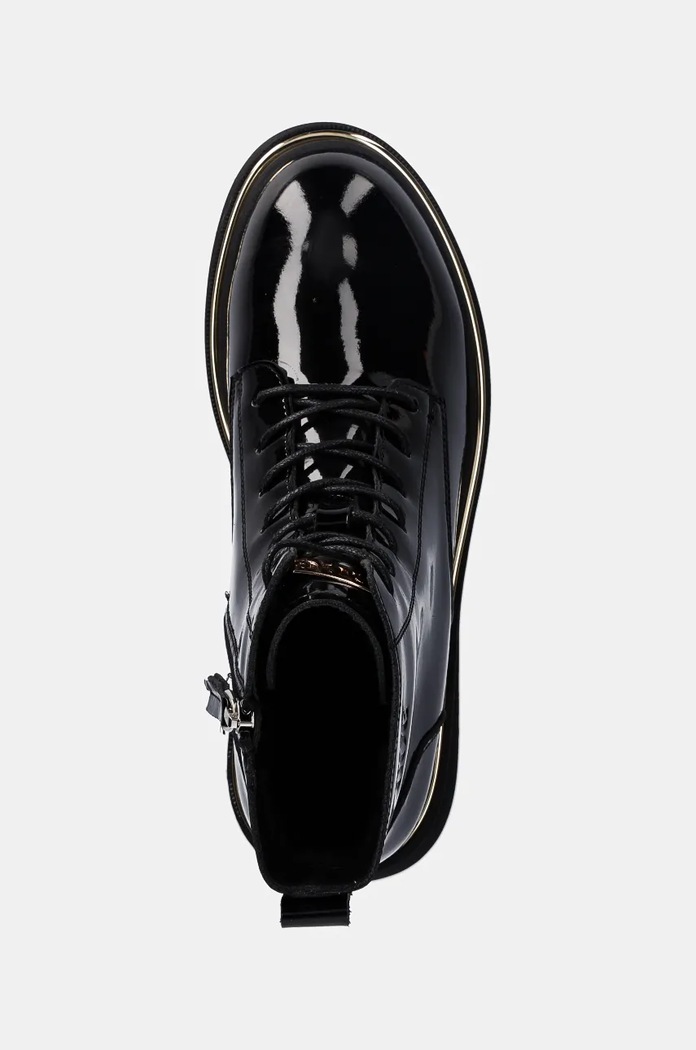 GOE botki skórzane czarny OO2N4109.BLACK