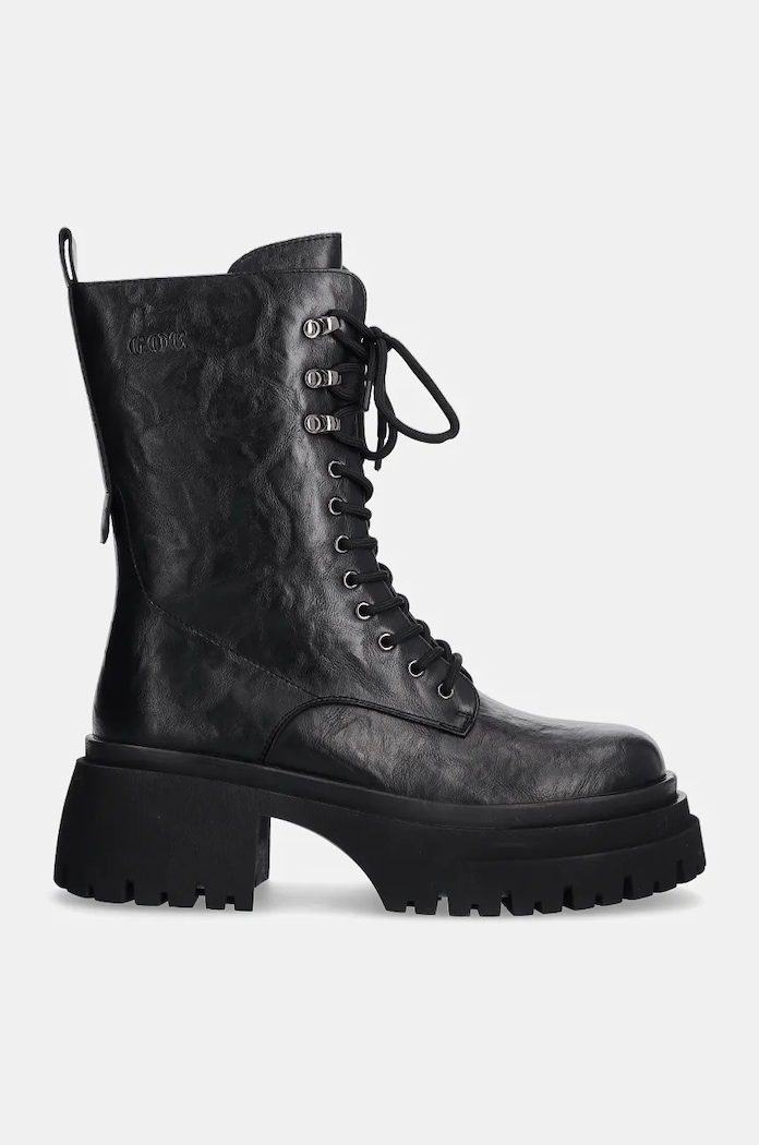 GOE workery skórzane OO2N4121.BLACK czarny ZW24