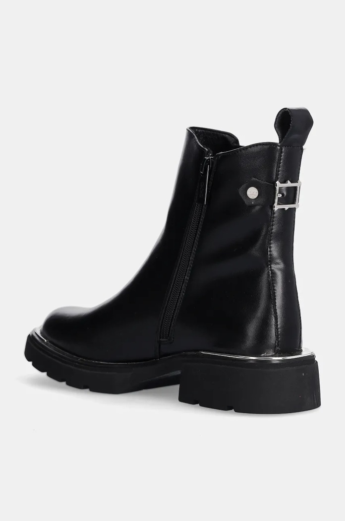 Obuwie GOE sztyblety skórzane OO2N4147.BLACK czarny