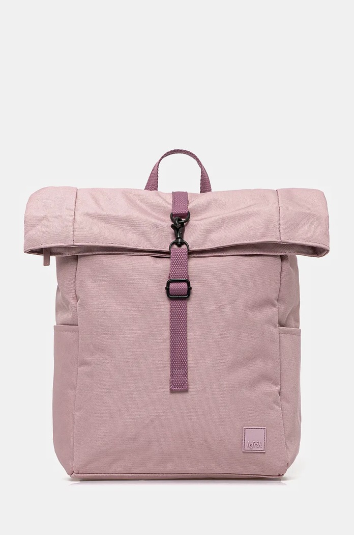 Lefrik plecak Roll Mini mieści A4 różowy Roll.Mini.Stripes.Mauve