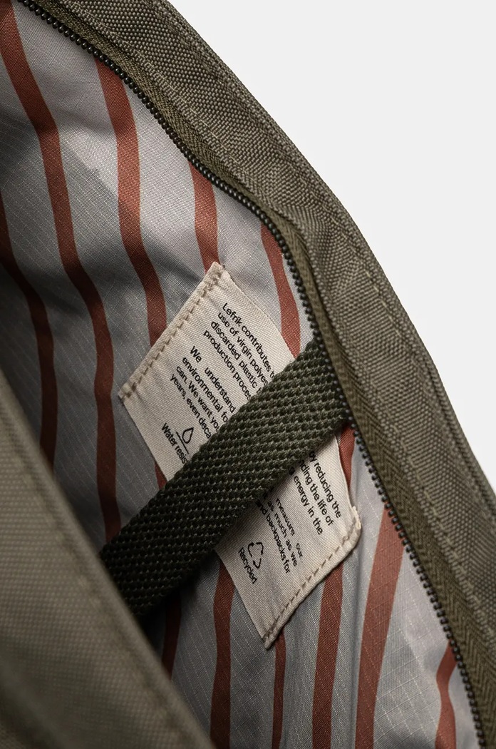 Lefrik rucsac Roll Mini Roll.Mini.Stripes.Olive verde