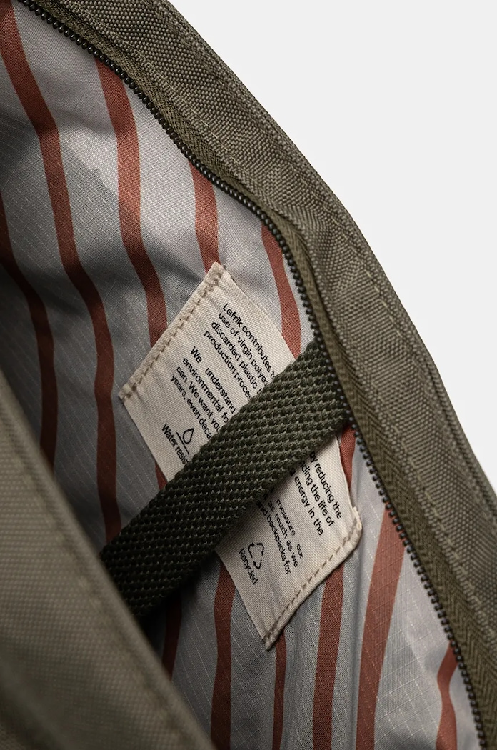 Lefrik rucsac Roll Mini Roll.Mini.Stripes.Olive verde