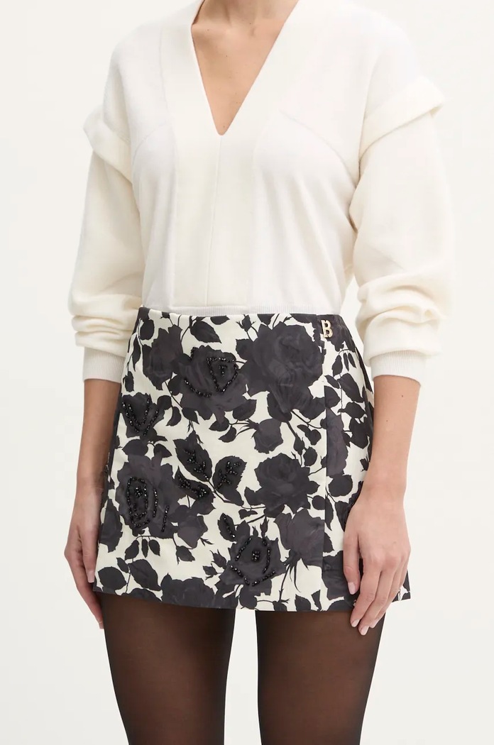 Пола-панталон Blugirl Blumarine щампа сив RF4093.T3637