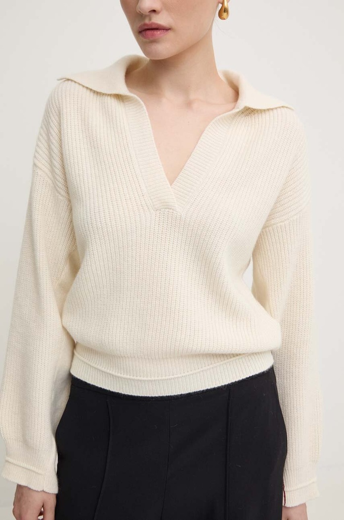 Liviana Conti maglione in cachemirie F4WC18 beige
