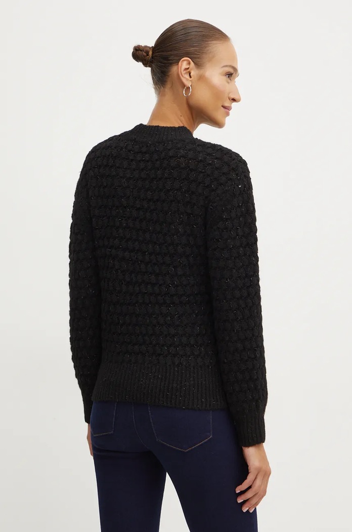 Pulover Silvian Heach TILZI CVA24034MA crna