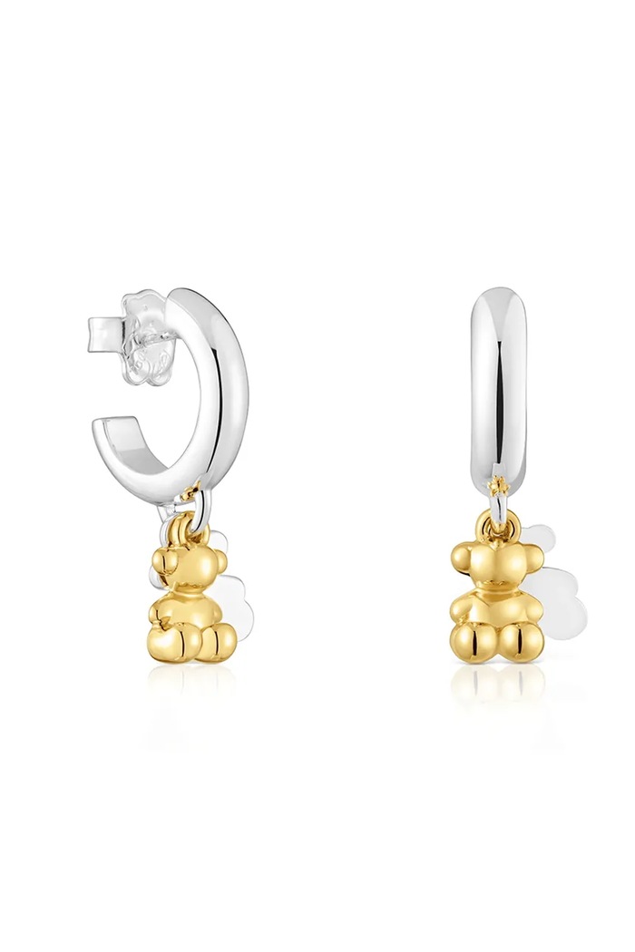 Tous cercei BOLD BEAR placat cu aur aur 1004448700