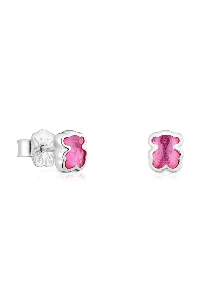 Tous cercei de argint ICON COLOR LGG roz 1004492000