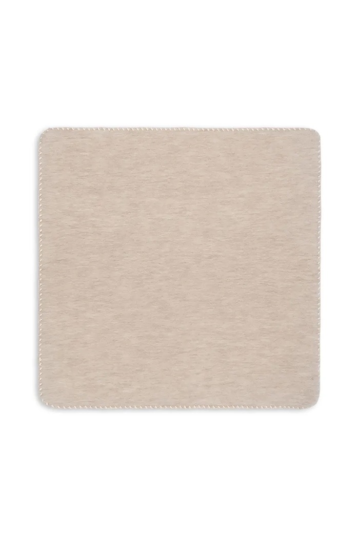 Fanga Fontana koc wełniany ERBA WOOL FLEECE BABY BLANKET beżowy FA100005