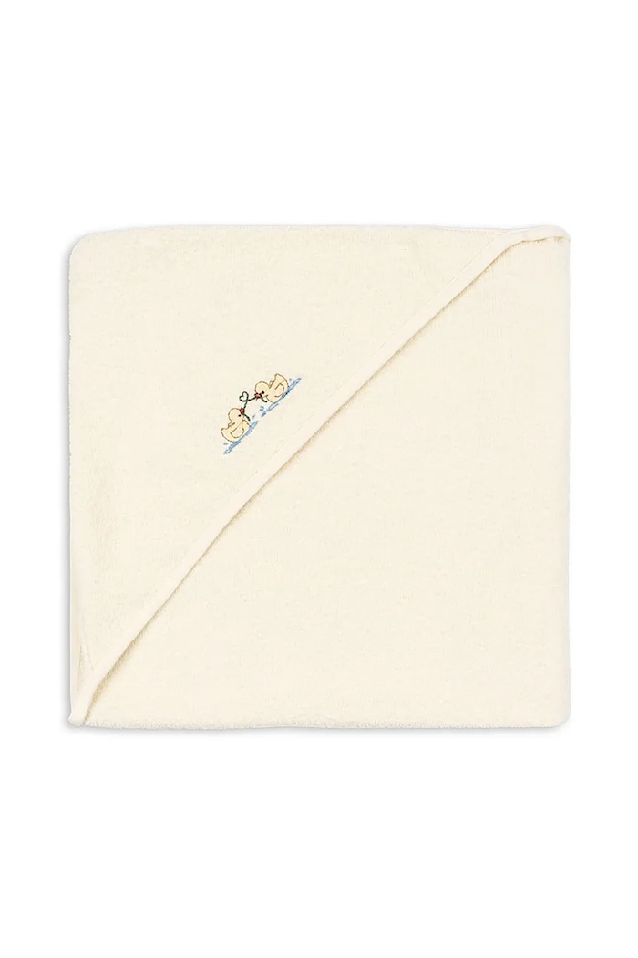 Бавовняний рушник для немовлят Fanga Fontana FIGO BABY TOWEL GOTS FA100018 бежевий ZW25