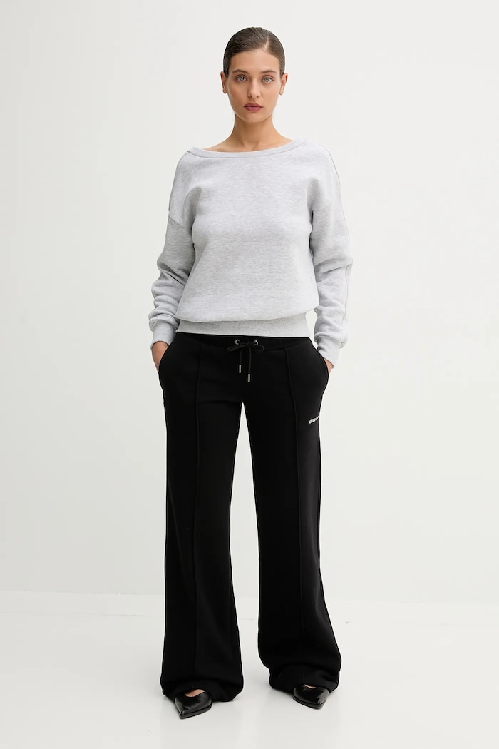Mikina MUUV. bluza.z.wycieciem.SOFT. šedá ZW25