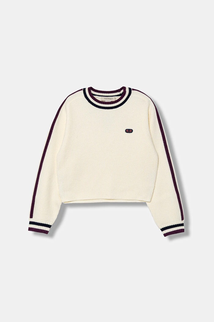 Twinset Bluza dziecięca beżowy 252GJ3030