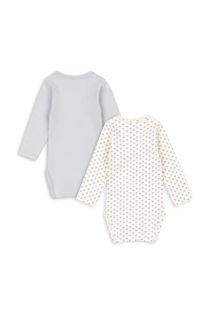 Fanga Fontana body bebe BELLO 2 PACK LS BODY OCS FA100001 albastru ZW25