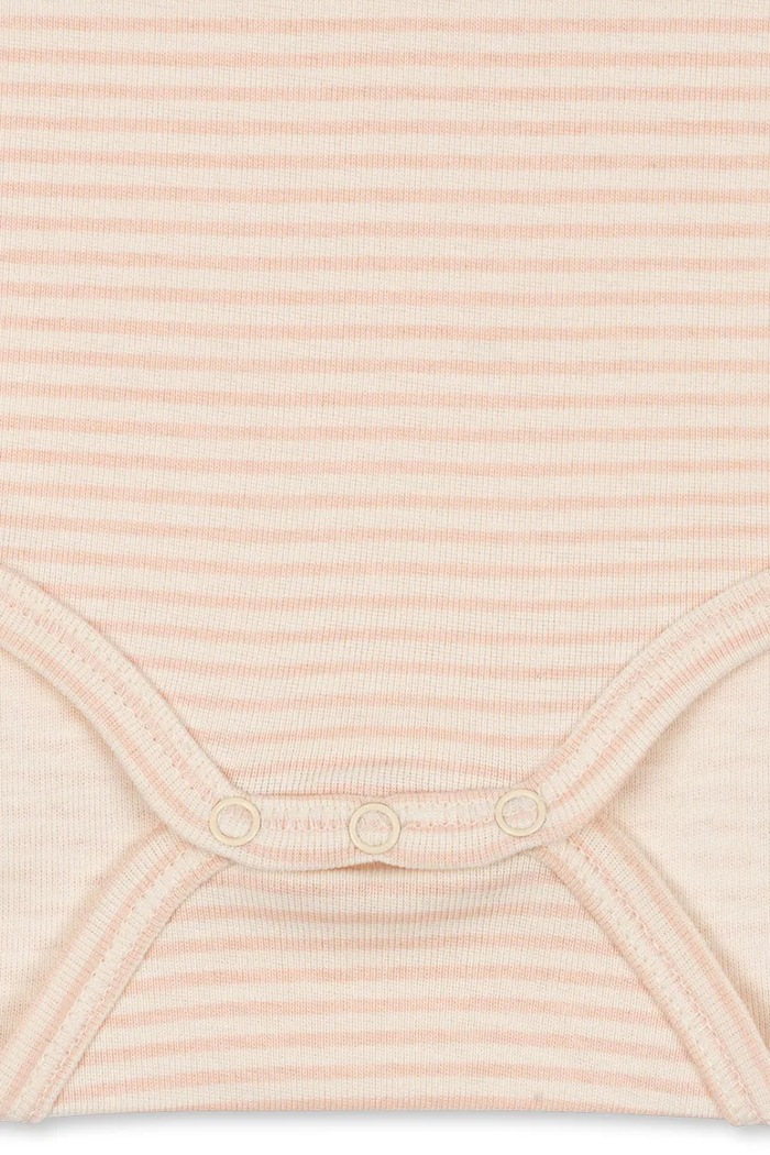 Body pre bábätká Fanga Fontana FIO STRIPE 3 PACK LS BODY OCS 3-pak FA100035 béžová