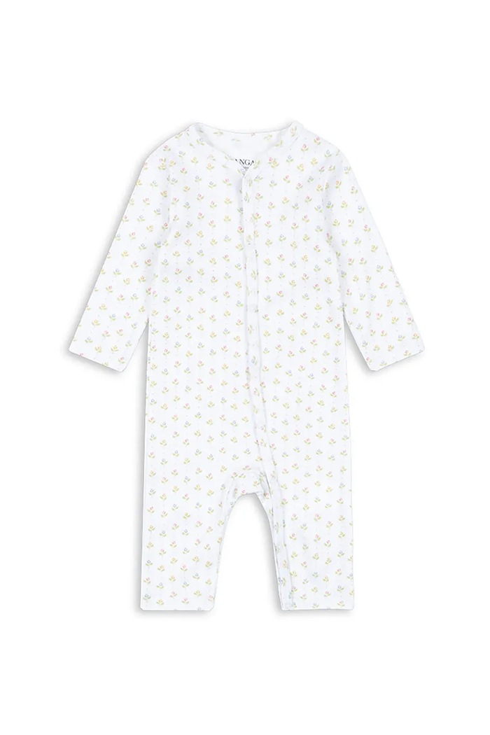 Fanga Fontana salopetă din bumbac pentru bebelusi FIO ONESIE OCS Produs pentru bebe alb FA100037