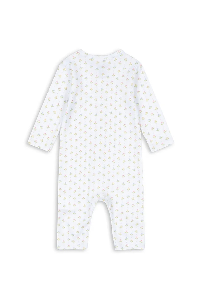 Fanga Fontana salopetă din bumbac pentru bebelusi FIO ONESIE OCS FA100037 alb ZW25