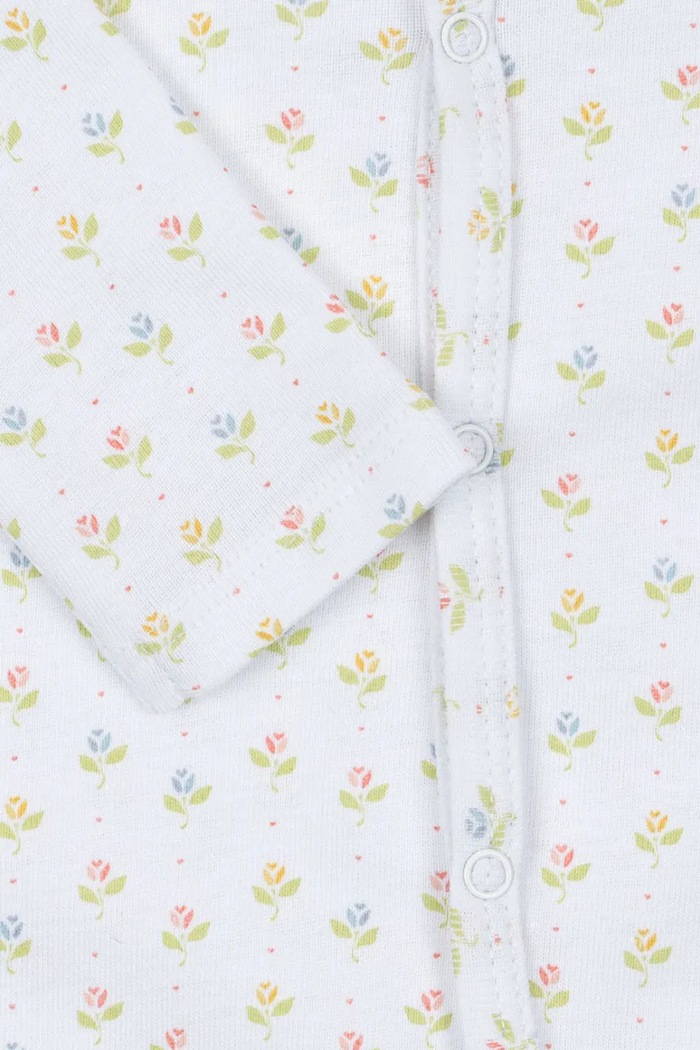 Fanga Fontana salopetă din bumbac pentru bebelusi FIO ONESIE OCS alb FA100037