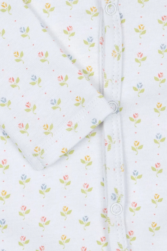 Fanga Fontana salopetă din bumbac pentru bebelusi FIO ONESIE OCS alb FA100037