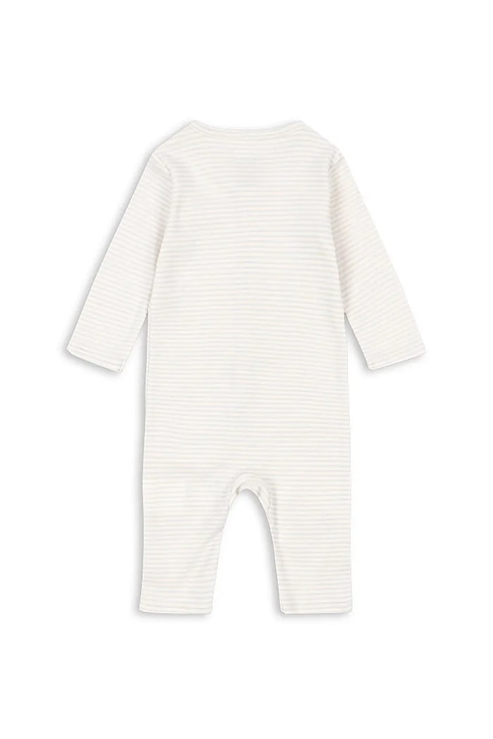 Fanga Fontana Dětský bavlněný overal Fanga Fontana FIO ONESIE OCS FA100037 béžová ZW25