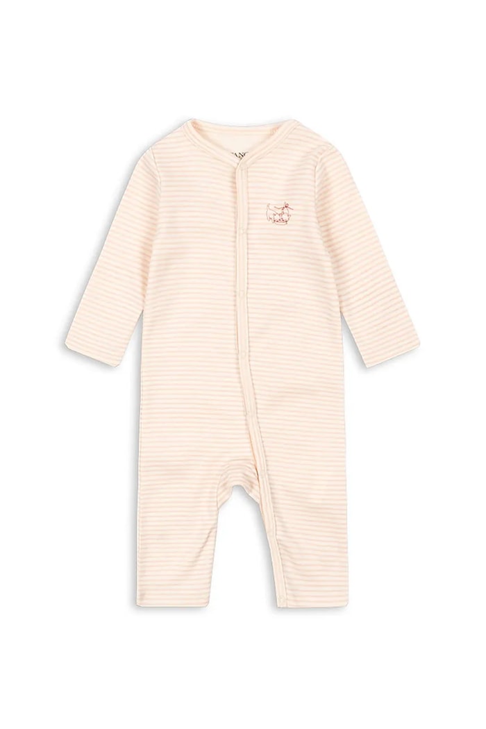 Fanga Fontana salopetă din bumbac pentru bebelusi FIO ONESIE OCS Produs pentru bebe bej FA100037