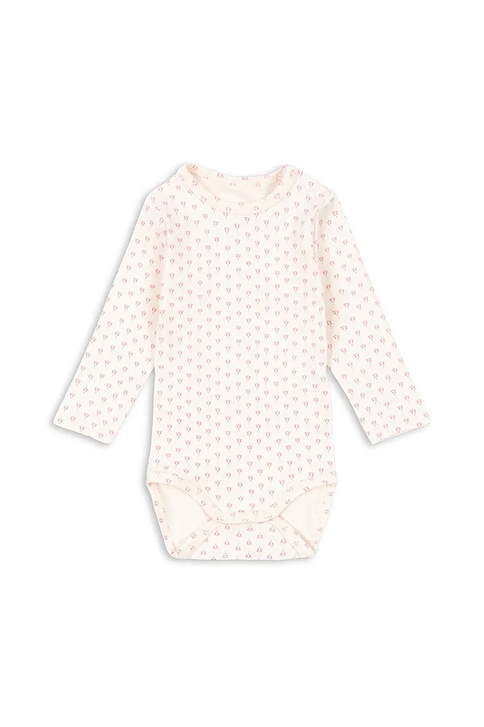 Fanga Fontana body niemowlęce BELLO LS BODY OCS Produkt niemowlęcy beżowy FA100042