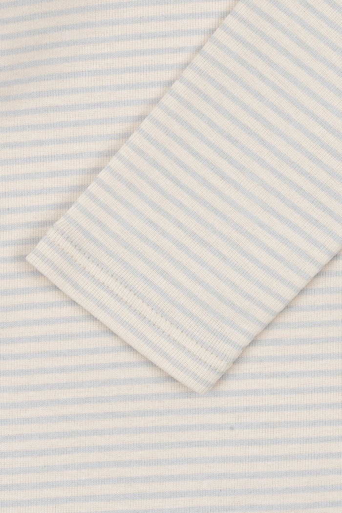 Fanga Fontana body din bumbac pentru bebelusi FIO STRIPE LS BODY OCS bej FA100045