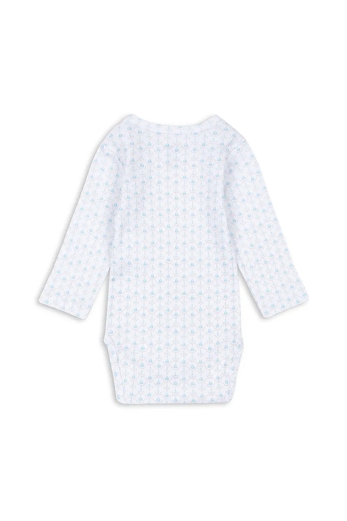 Bodi za bebe Fanga Fontana FIO LS BODY OCS FA100046 plava ZW25