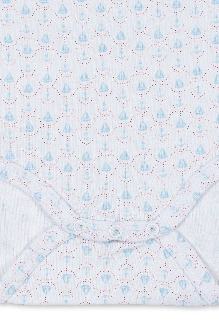 Bodi za bebe Fanga Fontana FIO LS BODY OCS FA100046 plava