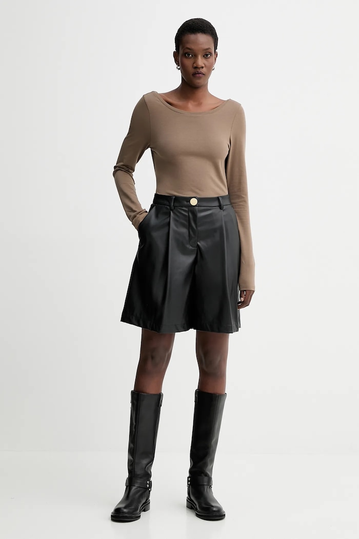 MUUV. hosszú ujjú longsleeve.typu.open.ba barna ZW25