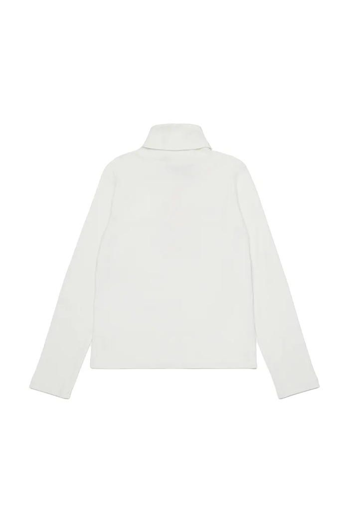 Max&Co. Longsleeve din bumbac pentru copii MAXT25F MX0194 alb ZW25