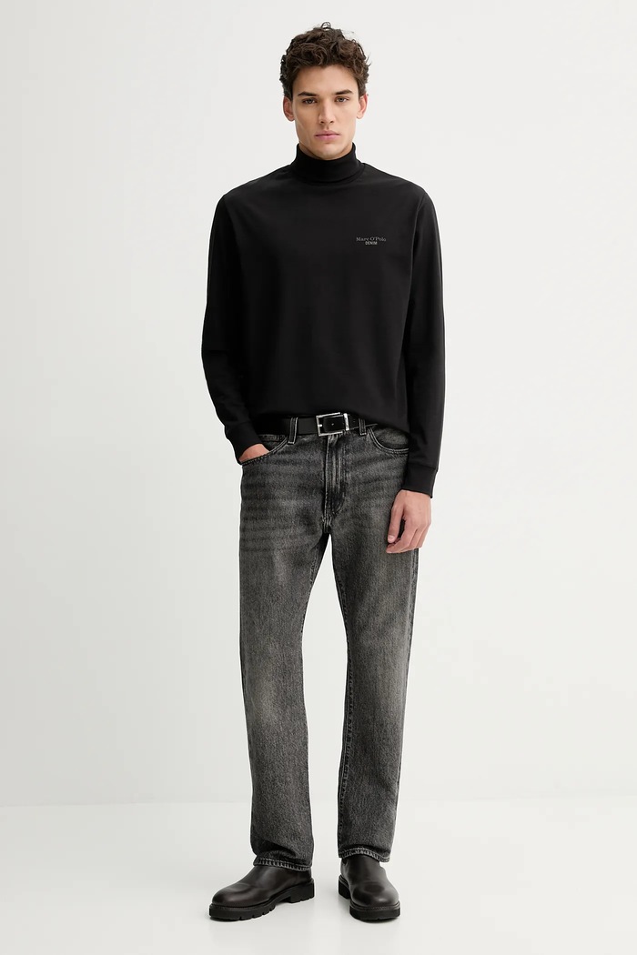 Marc O'Polo Longsleeve 5000007921 czarny ZW25