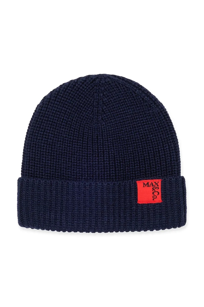 MAX&Co. căciulă de lână pentru copii MAXF10F HAT MX0242.MX048 bleumarin ZW25