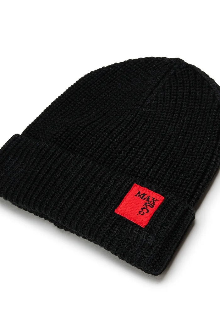 Lány Max&Co. Sapka gyerek gyapjú hozzáadásával MAXF10F HAT MX0242.MX048 fekete